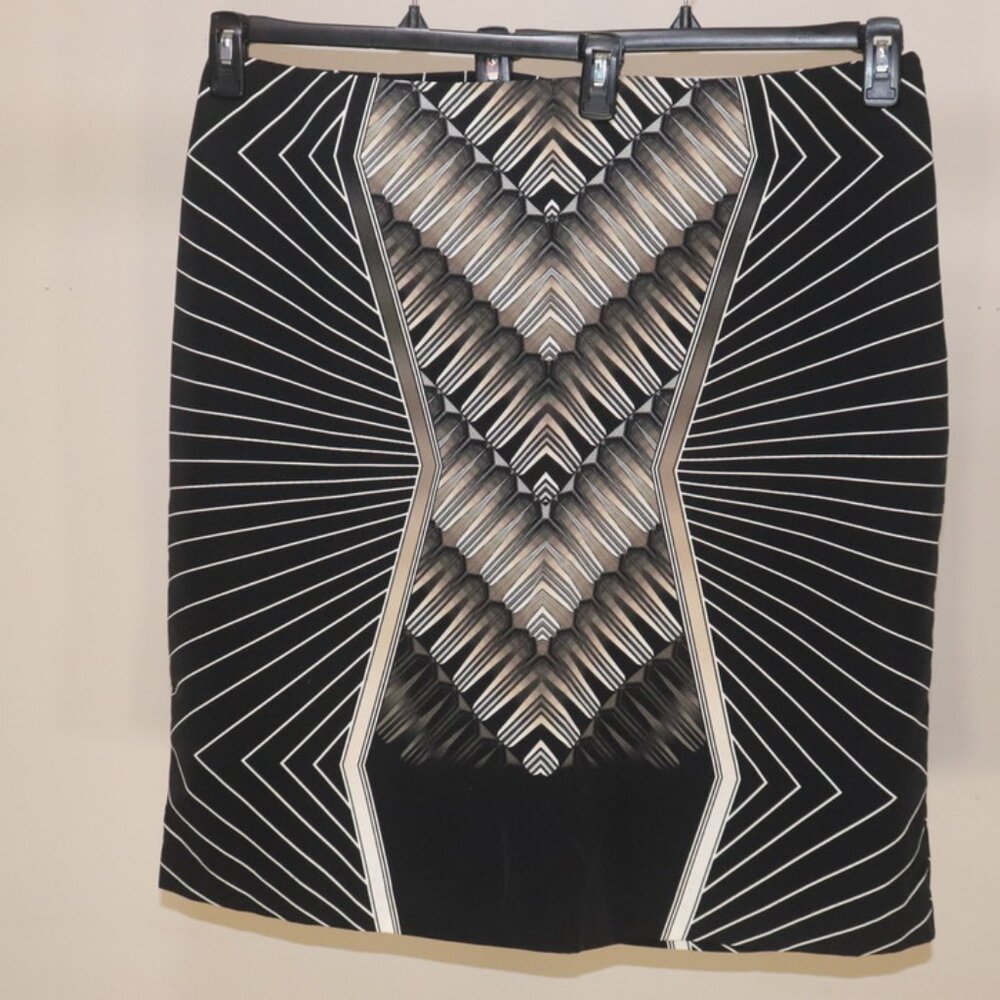 Worthington Art Deco Print Pencil Skirt Size 20W NWT